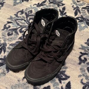 Vans Black Canvas Sneakers